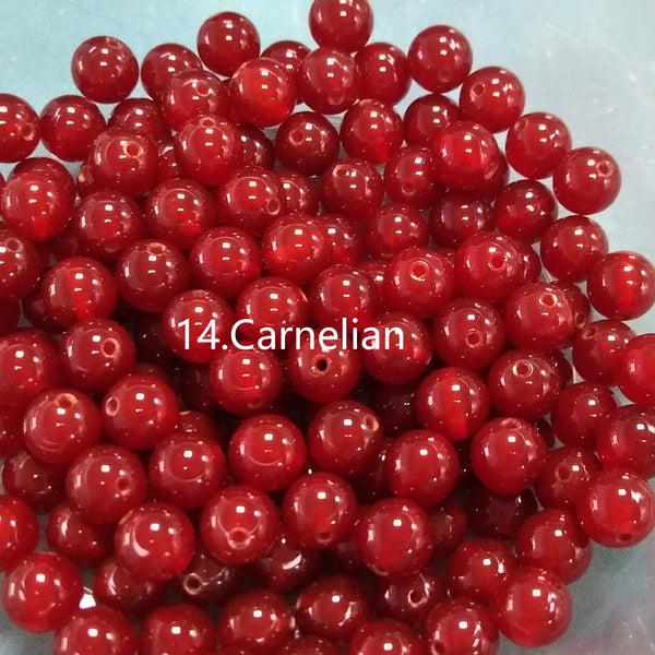 LINK2 Presentski_diy-Regular 8mm Beads (around 140 pcs) with Box Needles Strings Spacers