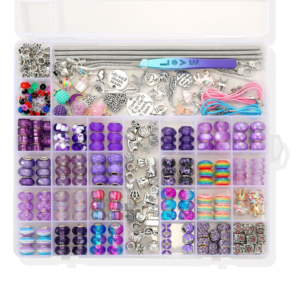 Acrylic DIY Bead Crafting Set 305 Piece Beaded Jewelry