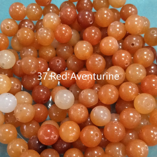 LINK2 Presentski_diy-Regular 8mm Beads (around 140 pcs) with Box Needles Strings Spacers