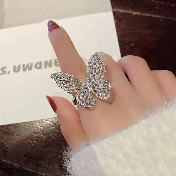 [TKHP-TR080] Presentski Flying Butterfly Ring Adjustable Size