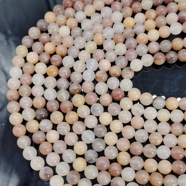 【New Arrival】Natural Crystal Beads with Box Strings Spacers (8mm±0.5mm, Over 160 pcs)