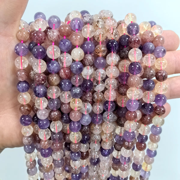 Presentski_diy--High-grade Crystal Beads 8mm(One Strand Over 45 Beads, Can Make 2 Bracelets)