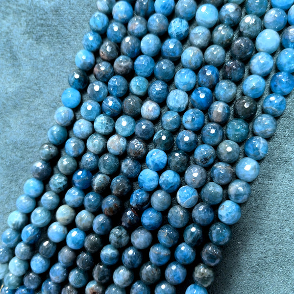 Presentski Diamond cut 108 cutting surfaces Crystal Beads (One Strand Over 45 Beads, Can Make 2 Bracelets)