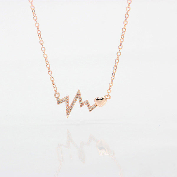 [TN099] Presentski ECG Electrocardiogram Necklace