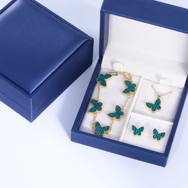 [No Shipping Fee] Presentski Colorful Butterfly Jewelry Set CT3001