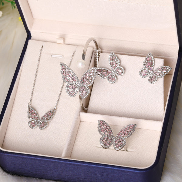 [T4S004] Presentski Flying Butterfly Fashion Jewelry Set