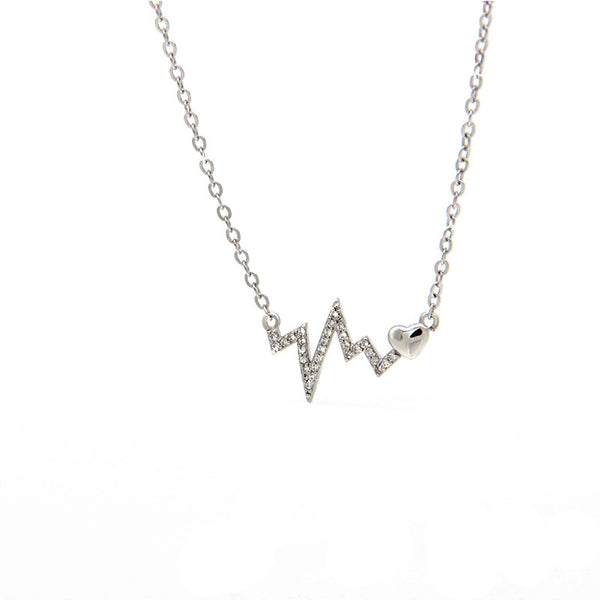 [TN099] Presentski ECG Electrocardiogram Necklace