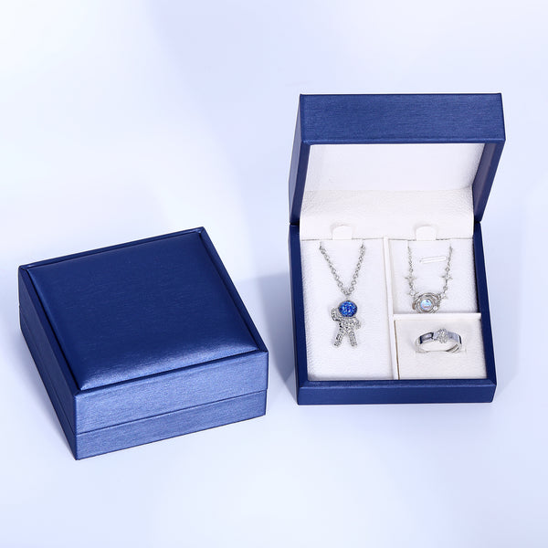 Presentski Astronaut Aesthetic Planet Jewelry Set with Gift Box T3S009