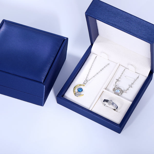 Presentski Moon Astronaut Jewelry Set with Gift Box T3S012