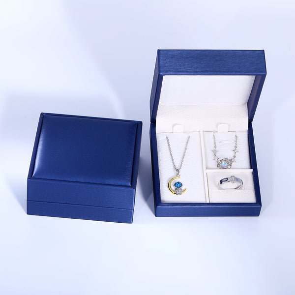 Presentski Moon Astronaut Jewelry Set with Gift Box T3S012