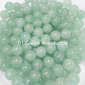 LINK2 Presentski_diy-Regular 8mm Beads (around 140 pcs) with Box Needles Strings Spacers