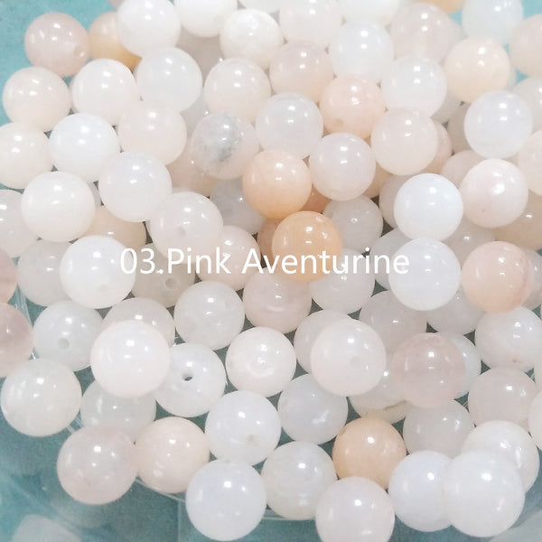 LINK2 Presentski_diy-Regular 8mm Beads (around 140 pcs) with Box Needles Strings Spacers