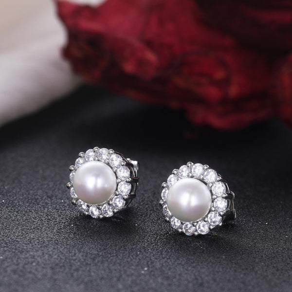 Presentski Classic Round Earrings Daily Accessories