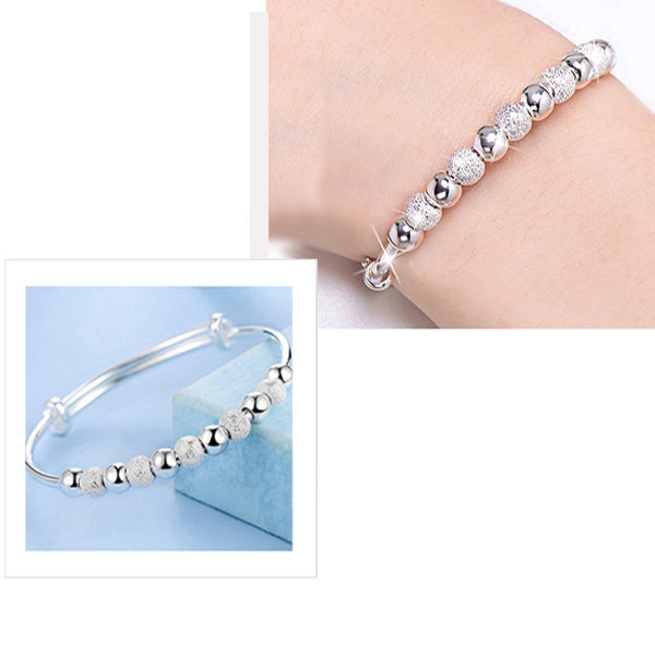 [TB028] Presentski Lucky Beads Bangle Anti-Anxiety Fidget Bangle Adjustable Size