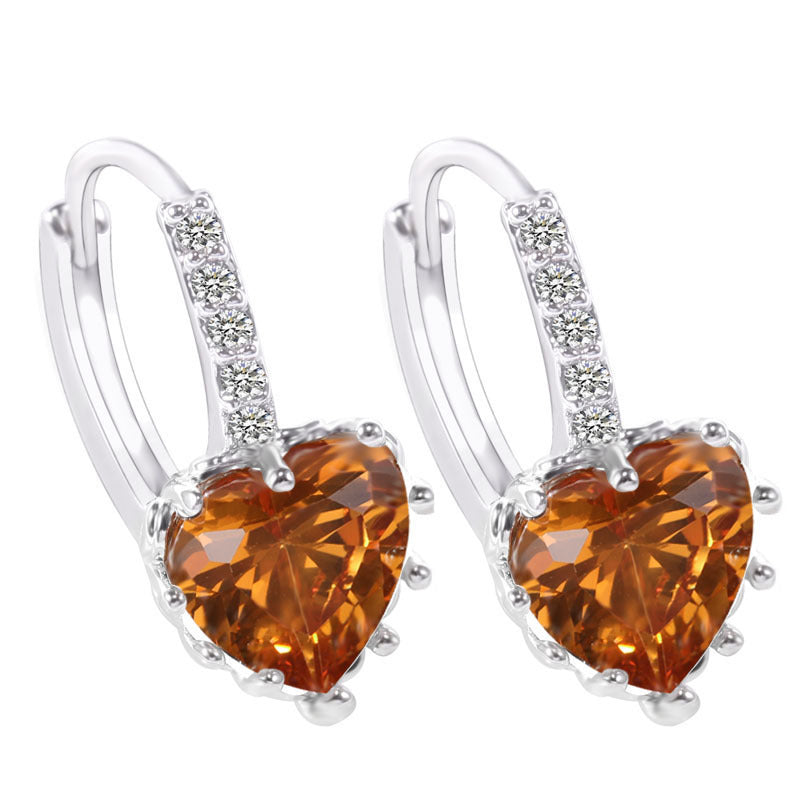 Presentski Love Colored Crystal Earrings TE167