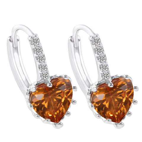 Presentski Love Colored Crystal Earrings TE167