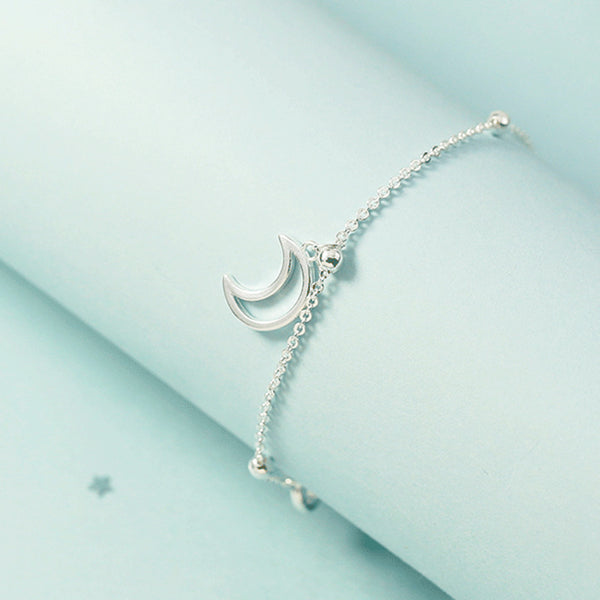 [TB016] Presentski Hollow Star Moon Adjustable Bracelet