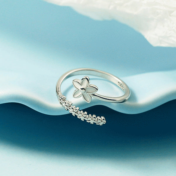 [TR039] Presentski Flower Tail Ring Adjustable Size