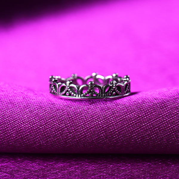 [TR057] Presentski Love Crown Adjustable Ring