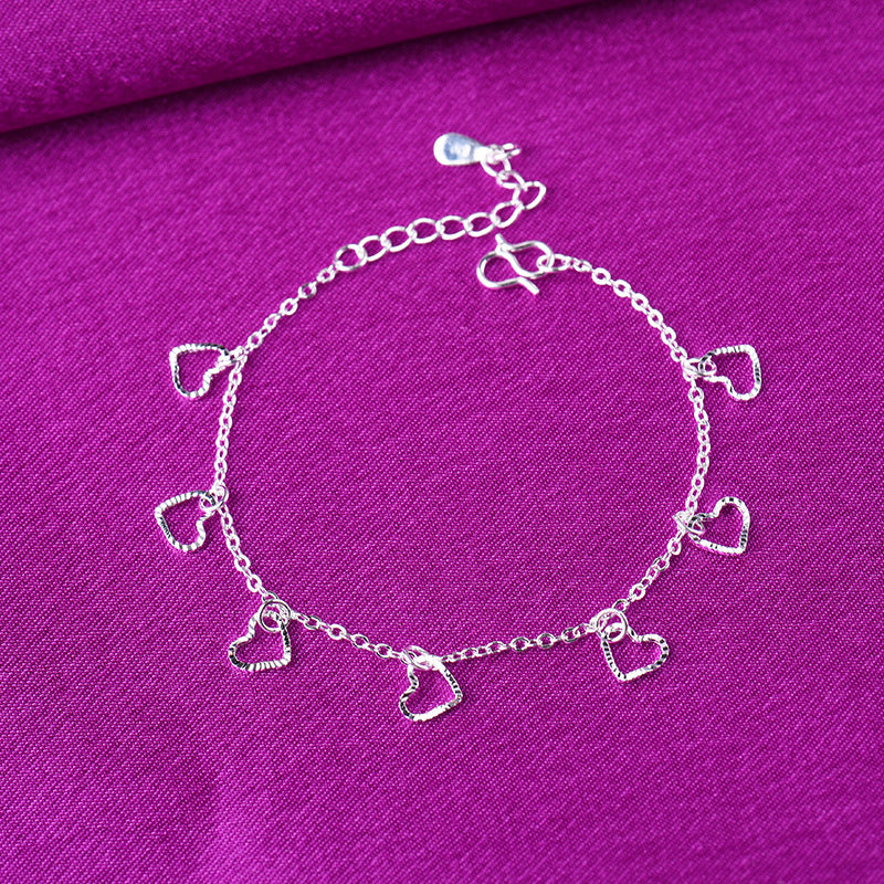 [TB014] Presentski Hollow Heart Shape Bracelet and Anklet Adjustable Size