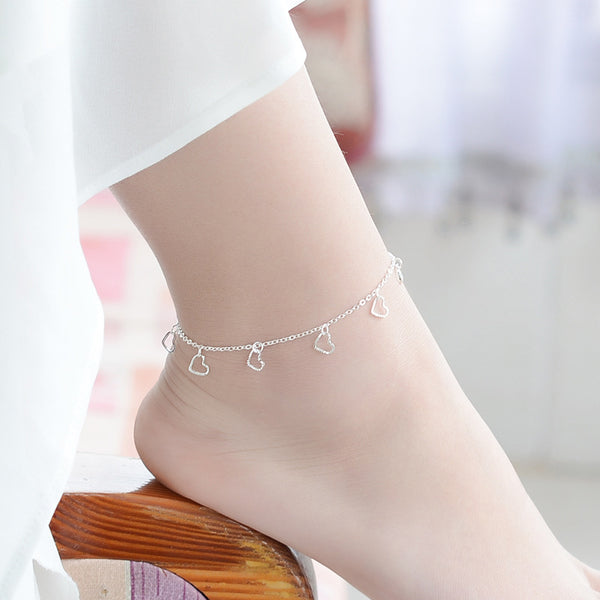 [TB014] Presentski Hollow Heart Shape Bracelet and Anklet Adjustable Size