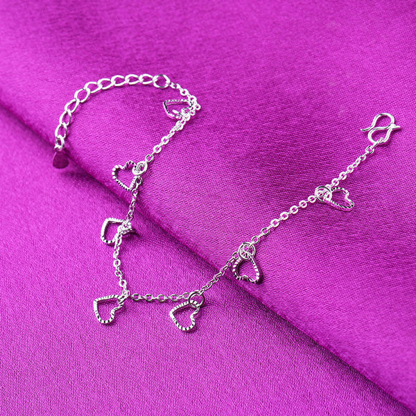 [TB014] Presentski Hollow Heart Shape Bracelet and Anklet Adjustable Size