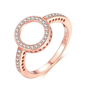 Presentski Letter O Number 0 Creative Ring for Women Girls