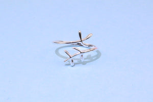 [TR051] Presentski Bough Simple Ring Adjustable Size