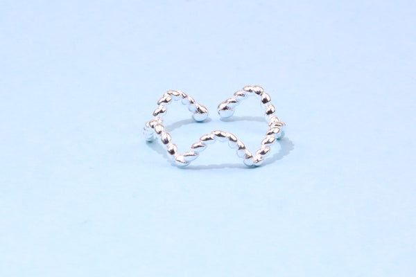 [TR043] Presentski Twine Wave Ring Adjustable Size