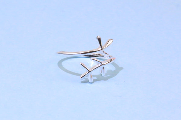 [TR051] Presentski Bough Simple Ring Adjustable Size