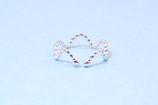 [TR043] Presentski Twine Wave Ring Adjustable Size