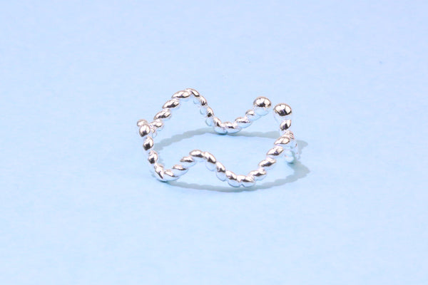 [TR043] Presentski Twine Wave Ring Adjustable Size