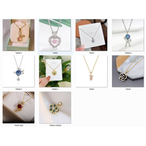 [TS009] Presentski Fashion Necklace Collection Buy 5pcs Get Extra 5pcs Free Stylish Jewelry Gift