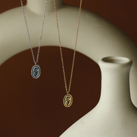 Tulip blessing necklace-for important people