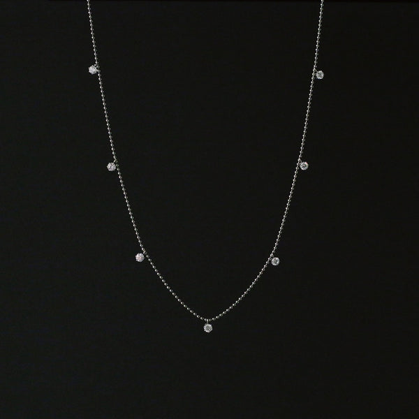 7 high-quality Moissan diamond necklaces-Sunday necklace