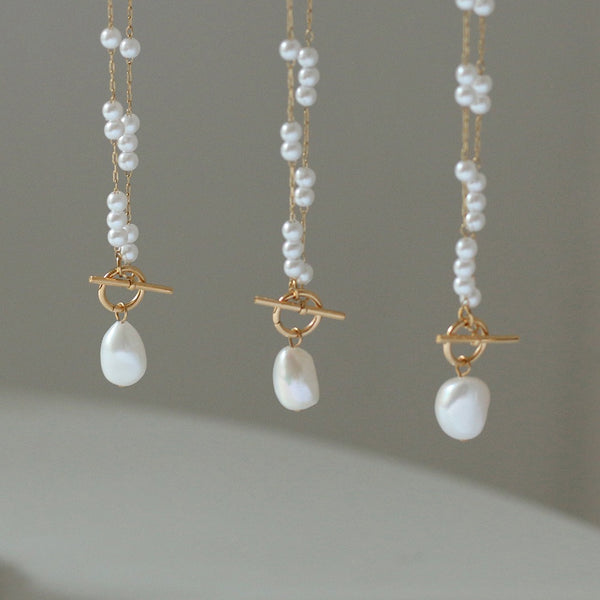 Premium sense pearl pendant necklace