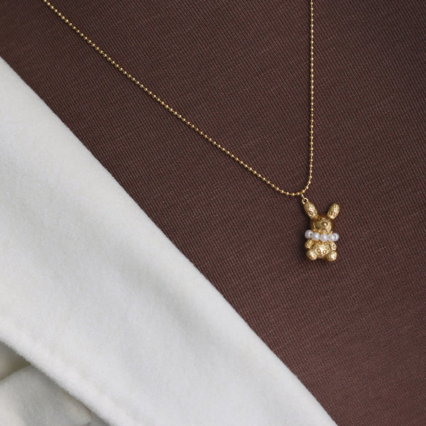 Earl 18k Gold Rabbit Sweater Chain