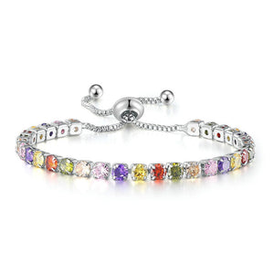 [ATB022] Presentski Adjustable Colorful Tennis Bracelet