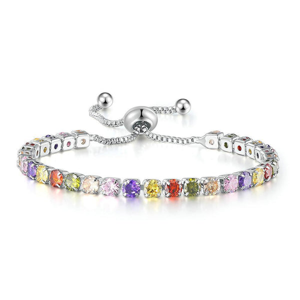 [TKHP-ATB009] Presentski Colorful Adjustable Tennis Bracelet