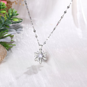 [Silver-Spinner Necklace Set TKHP-SN02] Presentski Fashion Spinner Necklace with Stainless Steel Chain Choose Your Style