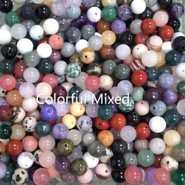 LINK2 Presentski_diy-Regular 8mm Beads (around 140 pcs) with Box Needles Strings Spacers