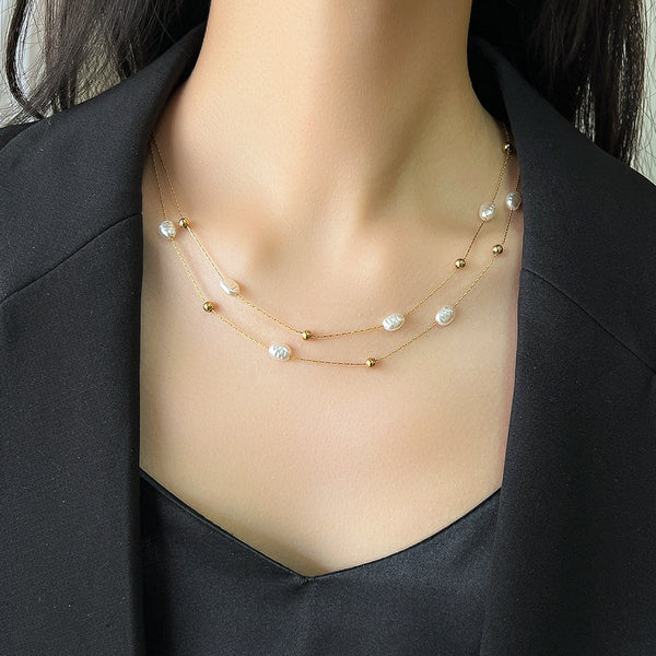 [Stainless Steel Necklace Set TKHP-NT01] Presentski Fashion Necklace with Chain Choose Your Style