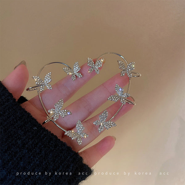 (🌹Valentine's Day) Zircon Butterfly Earrings