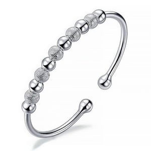 [TB028] Presentski Lucky Beads Bangle Anti-Anxiety Fidget Bangle Adjustable Size