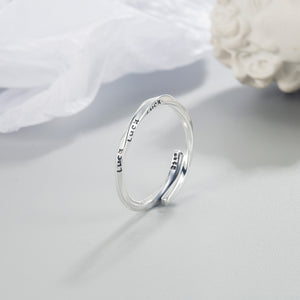 [TR040] Presentski Luck Mobius Open Ring Adjustable Size