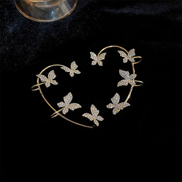 (🌹Valentine's Day) Zircon Butterfly Earrings