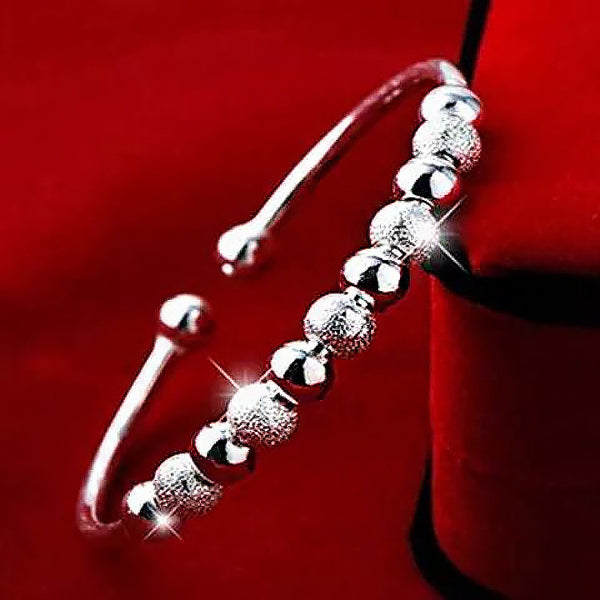 [TB028] Presentski Lucky Beads Bangle Anti-Anxiety Fidget Bangle Adjustable Size