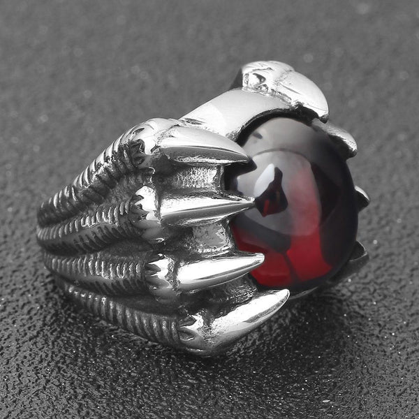 Presentski Halloween Ghost Claw Punk Titanium Steel Ring