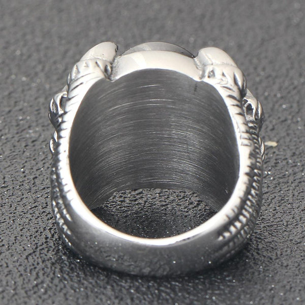 Presentski Halloween Ghost Claw Punk Titanium Steel Ring