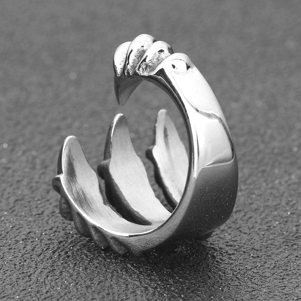 Presentski Men's Themed Ghost Claw Horror Ring